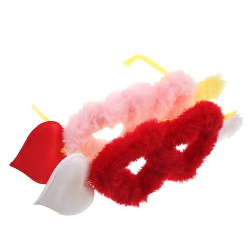 Healvian 2 Stück Herzförmige Sonnenbrillen aus Weichem Plüsch Leicht und Unisex für Hochzeiten Junggesellinnenabschiede und Valentinstag-feiern Modisches Party-accessoire für von Healvian