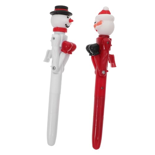 Healvian 2 Stück Weihnachts Kugelschreiber mit Box Funktion Santa und Schneemann Lustige Schreibgeräte für Schule und Büro Weihnachtsgeschenk für Kollegen und Schüler Healvian 2 Stück Weihnachts Kugelschreiber mit Box Funktion Santa und Schneemann Lustige Schreibgeräte für Schule und Büro Weihnachtsgeschenk für Kollegen und Schüler von Healvian