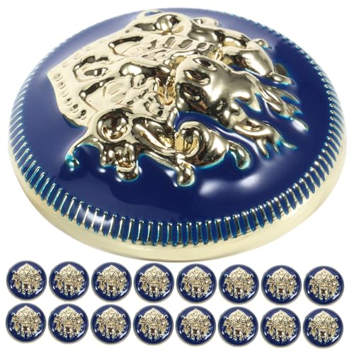 Healvian 20 Stck. Metallknöpfe Vintage Stil Kleine Dekorative Knöpfe Robust und Vielseitig für Jacken Mäntel Anzüge und DIY Einfach Anzunähen Englische von Healvian