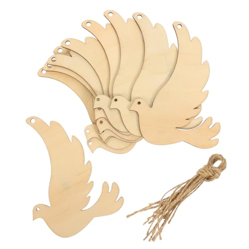 Healvian 20 Stück Holz Vogel Scheiben Diy Holz Anhänger für Kreative Dekorationen Unbeschichtete Holzstücke für Hochzeiten Partys und Bastelprojekte für Schreibprojekte Healvian 20 Stück Holz Vogel Scheiben Diy Holz Anhänger für Kreative Dekorationen Unbeschichtete Holzstücke für Hochzeiten Partys und Bastelprojekte für Schreibprojekte von Healvian