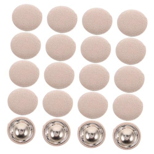 Healvian 20 Stück Khaki Stoffbezogene Druckknöpfe für Baseball Cap Reparatur No Sew Runde Hutknöpfe Ersatz Knopf Verschluss für Jeans Bluse Sunhat Dekoration Healvian 20 Stück Khaki Stoffbezogene Druckknöpfe für Baseball Cap Reparatur No Sew Runde Hutknöpfe Ersatz Knopf Verschluss für Jeans Bluse Sunhat Dekoration von Healvian