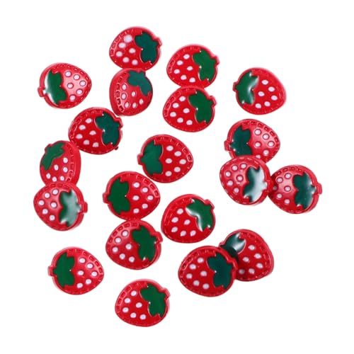 Healvian 20 Stück Teiliges Kleine Erdbeerknöpfe für Babysweater Sicher Befestigt und Langlebig für DIY Nähzubehör und Kinderstrickjacken Buntes Design für Einfache Handhabung bei Kleidung Healvian 20 Stück Teiliges Kleine Erdbeerknöpfe für Babysweater Sicher Befestigt und Langlebig für DIY Nähzubehör und Kinderstrickjacken Buntes Design für Einfache Handhabung bei Kleidung von Healvian