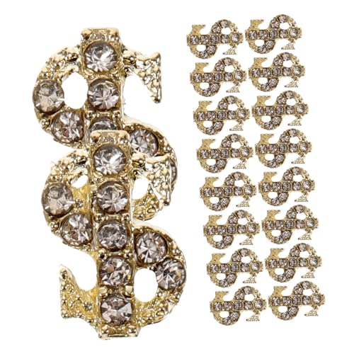 Healvian 20 Stück Teiliges Nagelcharms in Silber Kreative Dollarzeichen Form Langlebig und Bruchfest Geeignet für Gelnägel und DIY Maniküre Nageldekoration für Frauen und Nagelstudios Healvian 20 Stück Teiliges Nagelcharms in Silber Kreative Dollarzeichen Form Langlebig und Bruchfest Geeignet für Gelnägel und DIY Maniküre Nageldekoration für Frauen und Nagelstudios von Healvian