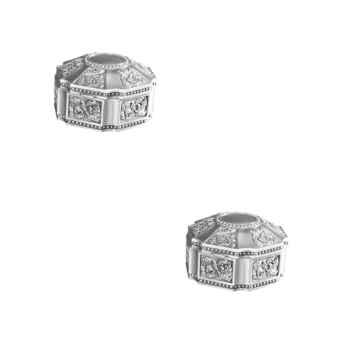 Healvian 2Er-Packung Schmuckkästchen Lagerung Schmuckhalter Schmuckverpackungsboxen Schmuckschatulle aus Zinklegierung Aufbewahrungsboxen für Schmuck Healvian 2Er-Packung Schmuckkästchen Lagerung Schmuckhalter Schmuckverpackungsboxen Schmuckschatulle aus Zinklegierung Aufbewahrungsboxen für Schmuck von Healvian