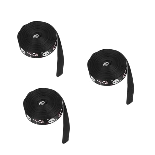 Healvian 3 Rollen Halloween Geschenkband für Diy Projekte und Dekoration Bedrucktes Halloween Vielseitig Einsetzbar für und Bastelarbeiten von Healvian
