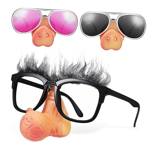 Healvian 3 Stück Schweine nase Requisiten Rave Party geformt Schnauze Kinderbrille Lichtbrille Gläser kreative Brillen lustige brille für Lustige Brillen PC-Rahmen Healvian 3 Stück Schweine nase Requisiten Rave Party geformt Schnauze Kinderbrille Lichtbrille Gläser kreative Brillen lustige brille für Lustige Brillen PC-Rahmen von Healvian