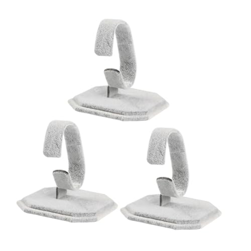Healvian 3 Stück Uhrenständer Uhrenorganisator Armbandständer Staffeleien zum Ausstellen Anzeige betrachten Uhrarmband Stand Lagerregal Armreifhalter C-förmiges Gestell Grey Healvian 3 Stück Uhrenständer Uhrenorganisator Armbandständer Staffeleien zum Ausstellen Anzeige betrachten Uhrarmband Stand Lagerregal Armreifhalter C-förmiges Gestell Grey von Healvian
