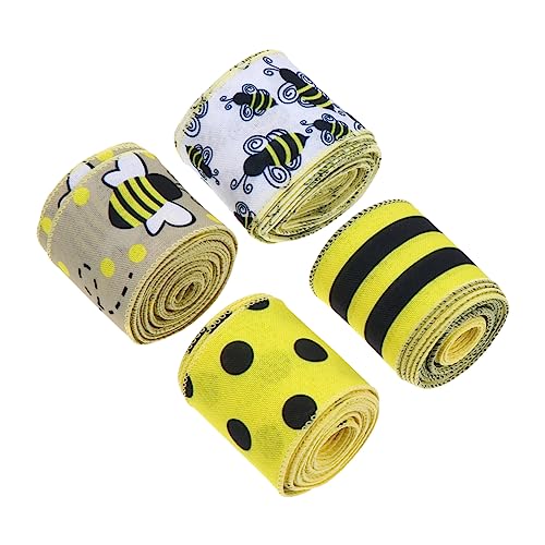 Healvian 4 Rollen Geschenkband Hochwertiges Seidenband für Diy Dekoration und Verpackung pro Rolle Flexibel und Langlebig für Hochzeiten und von Healvian
