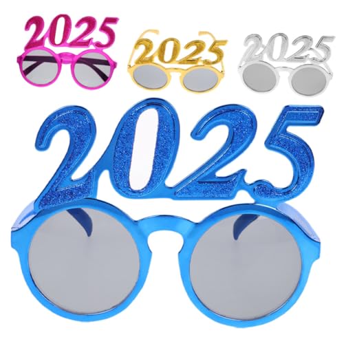 Healvian 4 Stück Digitale Brille für Neujahrsfeiern Elektroplattierte Runde Lustige Accessoires für Feiern für Fotos und Festliche Anlässe Farben Healvian 4 Stück Digitale Brille für Neujahrsfeiern Elektroplattierte Runde Lustige Accessoires für Feiern für Fotos und Festliche Anlässe Farben von Healvian