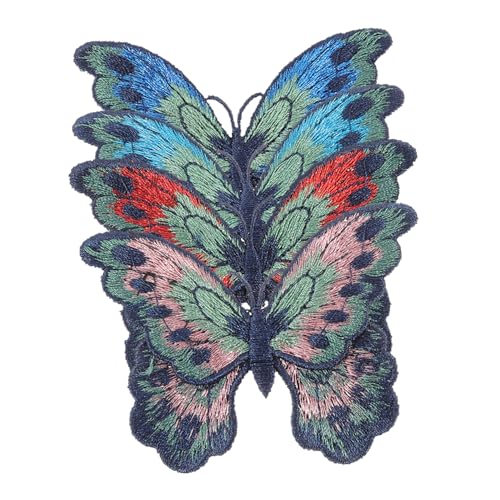 Healvian 4 Stück Schmetterlingsstickdekoration Schmetterlinge Aus Stoff Patch Dekoration Zum Nähen Von Vorhängen Applikationen Kleidung Flecken Nähflicken Aus Polyester Polyestergarn Healvian 4 Stück Schmetterlingsstickdekoration Schmetterlinge Aus Stoff Patch Dekoration Zum Nähen Von Vorhängen Applikationen Kleidung Flecken Nähflicken Aus Polyester Polyestergarn von Healvian