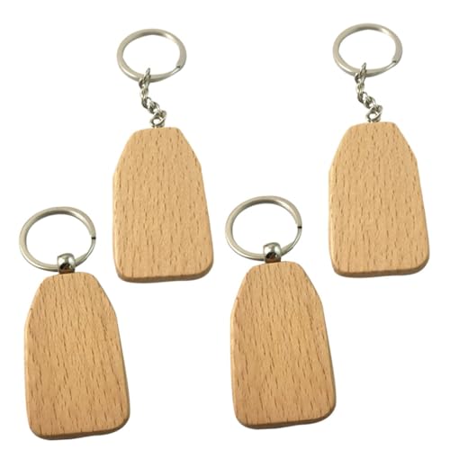 Healvian 4 Stück Teiliges Trapezförmiger Beschriftbarer Holz Schlüsselanhänger aus Buchenholz Unbehandelt zum Bemalen und Gravieren DIY Anhänger für Schlüssel Rucksack Geldbörse Healvian 4 Stück Teiliges Trapezförmiger Beschriftbarer Holz Schlüsselanhänger aus Buchenholz Unbehandelt zum Bemalen und Gravieren DIY Anhänger für Schlüssel Rucksack Geldbörse von Healvian