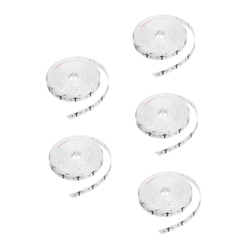 Healvian 5 Rollen Diy Halloween Satinband für Yards Bastelband für Schleifen Hochzeitsdekoration und Verpackungen Geschenkband für Halloween und Deko Projekte von Healvian