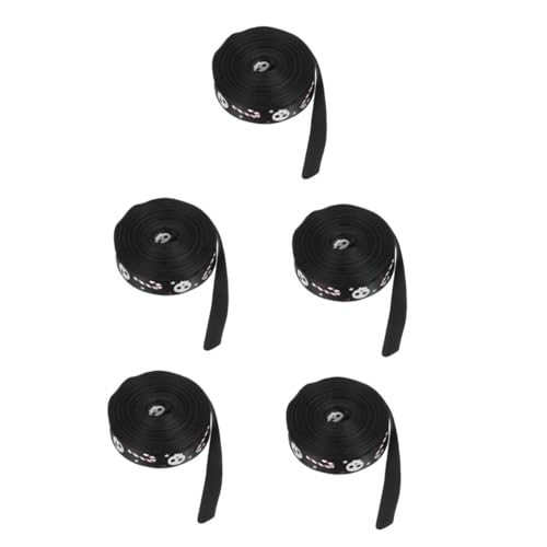 Healvian 5 Rollen Halloween Geschenkband für Diy Projekte und Geschenkverpackungen mit Einzigartigen Halloween Motiven für Kreative Bastelarbeiten und Dekorationen von Healvian