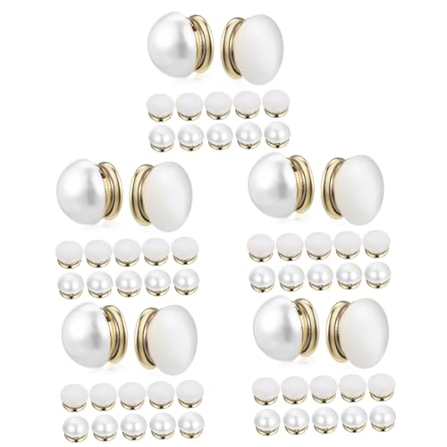 Healvian 5 Sätze Broschenknopf Perle Gewichte Für Hochzeitsschleier Schleiergewichte Groß Kleidergewichte Kopftuch Handtuch Keine Nähknöpfe Hijab-knöpfe Kupfer 12 Stück * 5 Healvian 5 Sätze Broschenknopf Perle Gewichte Für Hochzeitsschleier Schleiergewichte Groß Kleidergewichte Kopftuch Handtuch Keine Nähknöpfe Hijab-knöpfe Kupfer 12 Stück * 5 von Healvian