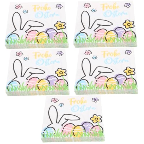 Healvian 5 Sätze Hasenserviette Ostern Seidenpapier Ostern Dekorative Servietten Osterdeko Zarte Servietten Osterservietten Aus Papier Osterpapier Jungfräulicher Zellstoff 100 Blätter * 5 Healvian 5 Sätze Hasenserviette Ostern Seidenpapier Ostern Dekorative Servietten Osterdeko Zarte Servietten Osterservietten Aus Papier Osterpapier Jungfräulicher Zellstoff 100 Blätter * 5 von Healvian