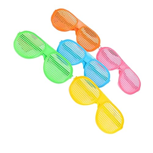 Healvian 5 Stücke Übergroße Party Shutterbrillen Lustige Party Brillen Cosplay Zubehör Shutterbrillen Dekorative Spielzeug Zufällige Farbe von Healvian