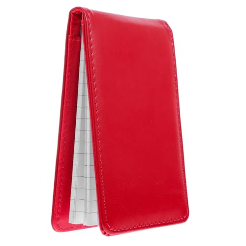 Healvian 50 Blatt Kleines Notizbuch Tragbares PU Hardcover Notepad mit Blättern Kompaktes Notizheft für Notizen Planungen und Kreative Ideen für Täglichen Gebrauch und Unterwegs von Healvian