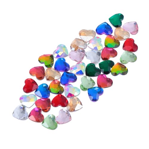 Healvian 50 Stück Herzförmige Nagelstrasssteine Mix Farben Nail Art Rhinestones Manicure Charms Selbstklebend für DIY Nail Stickers Nageldesign Schmuck Nägel Dekoration Healvian 50 Stück Herzförmige Nagelstrasssteine Mix Farben Nail Art Rhinestones Manicure Charms Selbstklebend für DIY Nail Stickers Nageldesign Schmuck Nägel Dekoration von Healvian