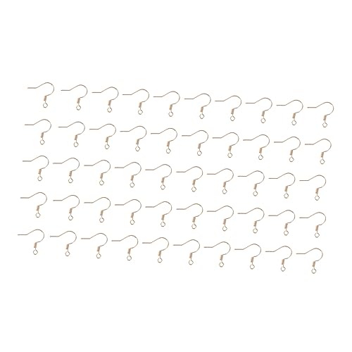 Healvian 50 Stück Ohrhakenmaterial zierlich Schmuck Rosa Hochzeit silberne Haken Ohrhaken selber machen Angelhaken Ohrhaken Fischhaken-Ohrdraht DIY Ohrring Metall Golden Healvian 50 Stück Ohrhakenmaterial zierlich Schmuck Rosa Hochzeit silberne Haken Ohrhaken selber machen Angelhaken Ohrhaken Fischhaken-Ohrdraht DIY Ohrring Metall Golden von Healvian