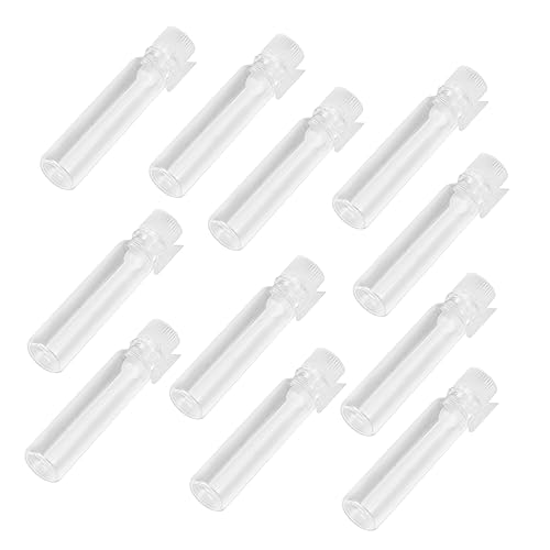 Healvian 50Stücke Transparente Probenflaschen Glasfläschchen für Parfümöl Wiederverwendbare Mini Flaschen mit Weißen Kappen für Reisen und Mehr Healvian 50Stücke Transparente Probenflaschen Glasfläschchen für Parfümöl Wiederverwendbare Mini Flaschen mit Weißen Kappen für Reisen und Mehr von Healvian
