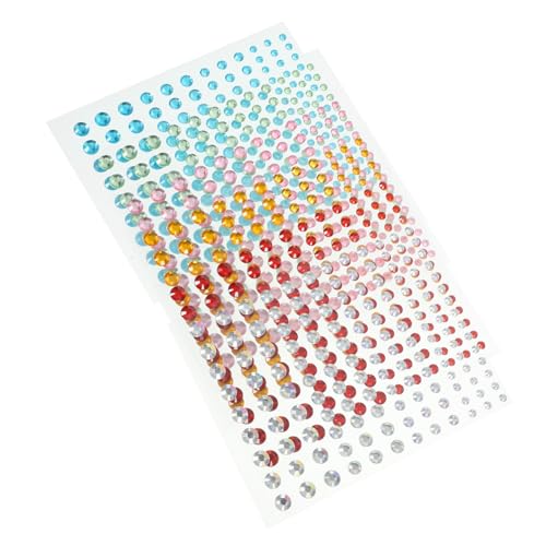Healvian 6 Blätter Selbstklebende Face Gems Aufkleber Bunte Strasssteine Sticker für DIY Gesichtsschmuck Handyhüllen und Basteldekoration Sicher Langlebig für Festivals und Hochzeiten Healvian 6 Blätter Selbstklebende Face Gems Aufkleber Bunte Strasssteine Sticker für DIY Gesichtsschmuck Handyhüllen und Basteldekoration Sicher Langlebig für Festivals und Hochzeiten von Healvian