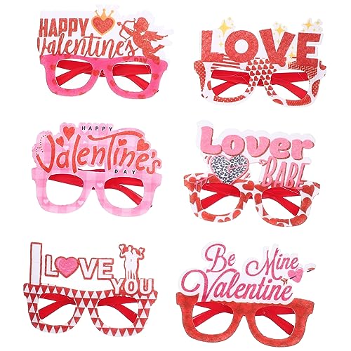 Healvian 6 Stück Teiliges Herzbrillen für Valentinstag Lustige Partybrille als Fotorequisit für Karneval Maskerade und Einzigartiger Stil für Unvergessliche Healvian 6 Stück Teiliges Herzbrillen für Valentinstag Lustige Partybrille als Fotorequisit für Karneval Maskerade und Einzigartiger Stil für Unvergessliche von Healvian