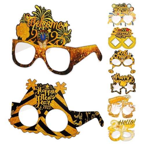 Healvian 8 Stk Party-Requisiten klare Gläser lustige Tanzbrille Festival-Sonnenbrille lustige Brille Modisch faschingsbrille karnevalsbrille Silvester-Party-Brille Party -Requisiten Papier Healvian 8 Stk Party-Requisiten klare Gläser lustige Tanzbrille Festival-Sonnenbrille lustige Brille Modisch faschingsbrille karnevalsbrille Silvester-Party-Brille Party -Requisiten Papier von Healvian