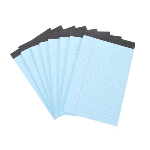 Healvian 8 Stück Teiliges Notizbuch Set Tragbares Abreißbares Memo Pad mit für Bürobedarf für To Do Listen und Planungen Blau von Healvian