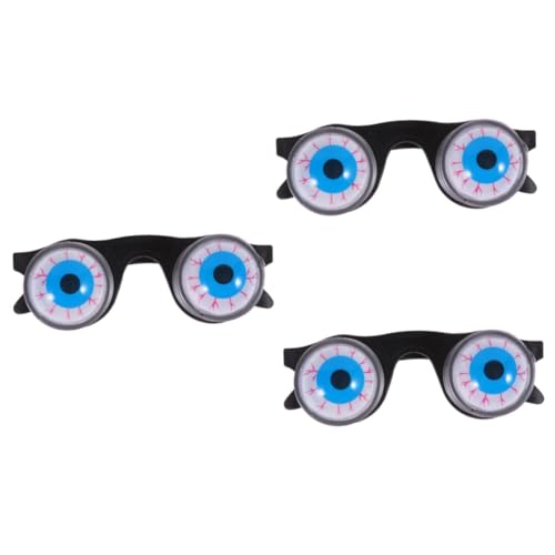 Healvian 9 Stck. Frühlingsbrille Brille mit hängenden Augen Scherzbrille Party-Brille schnapsgläser Halloween-Accessoires für von Healvian