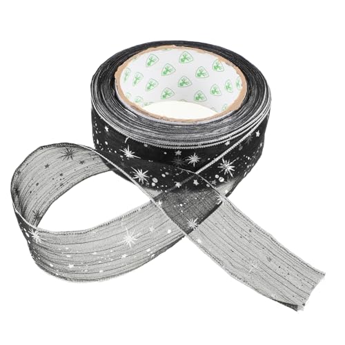Healvian Breites Chiffonband Schwarzes Geschenkband für Hochzeiten Geburtstagsfeiern Halloween Dekorationen Stilvolles DIY Band für Geschenkverpackungen und Partykränze Healvian Breites Chiffonband Schwarzes Geschenkband für Hochzeiten Geburtstagsfeiern Halloween Dekorationen Stilvolles DIY Band für Geschenkverpackungen und Partykränze von Healvian