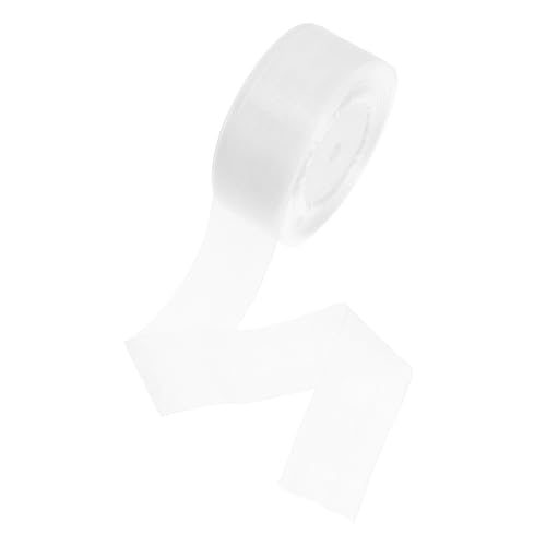 Healvian Breites Organza Band aus Chiffon Diy Dekorationsband für Hochzeiten Bastelprojekte und Weihnachtsfeiern Leicht und Vielseitig Weiß von Healvian