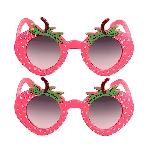 Healvian Erdbeer-sonnenbrillen-set Partybrille Lustiges Design Cosplay-brille Für Jungen Und Mädchen Bequem Für Langes Tragen Healvian Erdbeer-sonnenbrillen-set Partybrille Lustiges Design Cosplay-brille Für Jungen Und Mädchen Bequem Für Langes Tragen von Healvian
