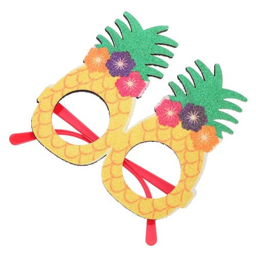 Healvian Hawaiianische Brille Luau-party Strand Lustige Partybrille Luau Partybrille Brillenkostüm Tropische Partybrille Brille Foto-requisite Brillengestell Grüßen von Healvian