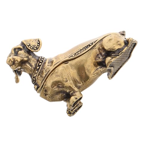 Healvian Hundestatue Aus Messing Realistische Hundefigur Mit Klappdeckel Schmuckschatulle-Organizer Für Ringe Und Schmuck Vintage-Ornament Für Heimdekoration Healvian Hundestatue Aus Messing Realistische Hundefigur Mit Klappdeckel Schmuckschatulle-Organizer Für Ringe Und Schmuck Vintage-Ornament Für Heimdekoration von Healvian