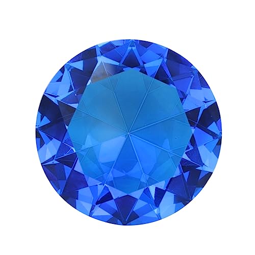 Healvian Künstlicher Blauer Dekorationsdiamant für Hochzeit Party Tischdekoration Brautschmuck Einzigartiges Ornament für Zuhause und Feier Healvian Künstlicher Blauer Dekorationsdiamant für Hochzeit Party Tischdekoration Brautschmuck Einzigartiges Ornament für Zuhause und Feier von Healvian
