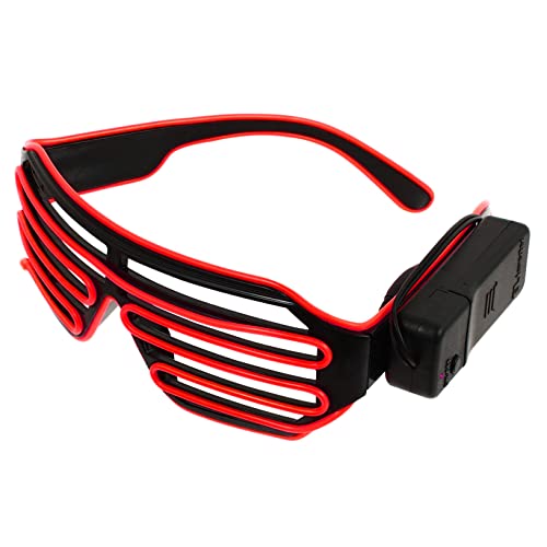 Healvian LED Brille für Partys Kabellos Blinkend Lustige Kostüm Requisite Unisex von Healvian