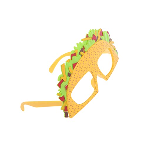 Healvian Mexikanische Taco Brille Lustige Partybrille Perfektes Kostümzubehör für Fotoboxen und Feiern Leicht Langlebig für Geeignet Accessoire für Unvergessliche Healvian Mexikanische Taco Brille Lustige Partybrille Perfektes Kostümzubehör für Fotoboxen und Feiern Leicht Langlebig für Geeignet Accessoire für Unvergessliche von Healvian
