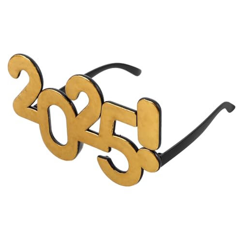 Healvian Neujahrs Partybrillen Lustige und Kreative Brillen für Silvesterfeiern Partyzubehör für Festliche Anlässe und Fotorequisiten Tragen für Unvergessliche von Healvian