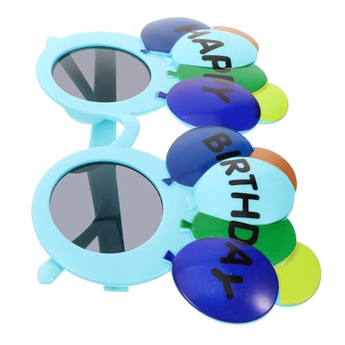 Healvian Party Sonnenbrillen Bunte Geburtstagsbrille Lustige Fotoaccessoires für Erwachsene Geburtstagsfeier Deko Brillen Partyzubehör von Healvian