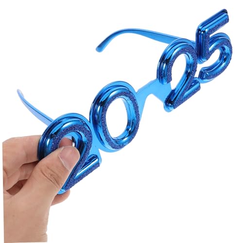 Healvian Partybrille Deko Brillenprop aus Pc Leicht und Robust für Silvester Neujahrsfeier Geeignet Unisex Angenehmer Sitz und Auffälliges Design von Healvian