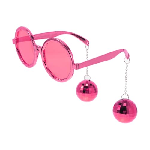 Healvian Partybrille Spiegelkugelbrille Retro-Brille lustige brille für erwachsene Party-Sonnenbrille Lustige Junggesellenabschiedsbrille Neuartige Damen-Sonnenbrille Plastik Violet Healvian Partybrille Spiegelkugelbrille Retro-Brille lustige brille für erwachsene Party-Sonnenbrille Lustige Junggesellenabschiedsbrille Neuartige Damen-Sonnenbrille Plastik Violet von Healvian
