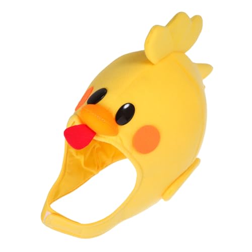 Healvian Plüschiges Gelbes Hühnerkopfbedeckung Tierkostüm Cosplay Hut Foto Requisite Lustige Kopfhaube für Karneval Geburtstagszubehör Healvian Plüschiges Gelbes Hühnerkopfbedeckung Tierkostüm Cosplay Hut Foto Requisite Lustige Kopfhaube für Karneval Geburtstagszubehör von Healvian