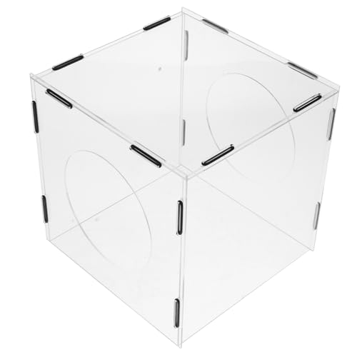 Healvian Polierbox mit Deckel Transparente Acrylstaubhaube für Schleifen und Polieren Abnehmbar und Langlebig für Sauberes Arbeiten der Healvian Polierbox mit Deckel Transparente Acrylstaubhaube für Schleifen und Polieren Abnehmbar und Langlebig für Sauberes Arbeiten der von Healvian