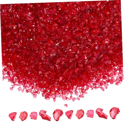 Healvian Sand Dekorationen Transparent Beutel Unregelmäßige Glassplitter Nagelornamente Tischstreuer Kunsthandwerk Vase Füller Vielseitig für Resin Nail Art Wohnkultur von Healvian