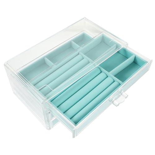 Healvian Schmuckschatulle Für Halsketten Tragbar Klein Groß Für Damen Ringe Schmuck Organizer Halter Doppelte Halsketten Aufbewahrung Organizer Ohrring Aufbewahrungsschublade Healvian Schmuckschatulle Für Halsketten Tragbar Klein Groß Für Damen Ringe Schmuck Organizer Halter Doppelte Halsketten Aufbewahrung Organizer Ohrring Aufbewahrungsschublade von Healvian