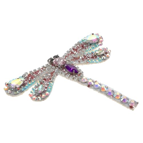 Healvian Strass Schuhapplikation Glitzer DIY Aufbügler Pailletten Patch Libellenform Bestickter Stoffflicken für Schuhe Taschen Hüte Mäntel Leichte Langlebige Kleidung Dekoration Healvian Strass Schuhapplikation Glitzer DIY Aufbügler Pailletten Patch Libellenform Bestickter Stoffflicken für Schuhe Taschen Hüte Mäntel Leichte Langlebige Kleidung Dekoration von Healvian