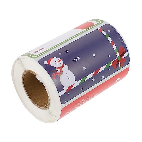Healvian Teiliges Weihnachtsaufkleber Selbstklebend Langlebige Geschenketiketten für Geschenke Umschläge Grußkarten Vielseitig Einsetzbar für Party Schule Büro und DIY Dekoration von Healvian