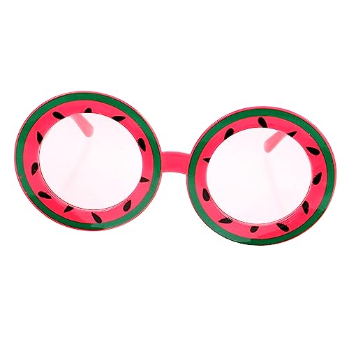 Healvian Wassermelonengläser Strandparty-brille Geformt Überdimensioniert Foto Geburtstagsfeier Lustige Sonnenbrille Ornament Retro Party Neuheit Brillen Verkaufsstand Lustige Brillen Stk von Healvian