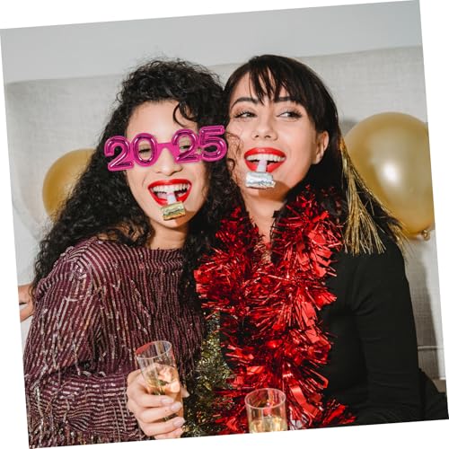 Healvian Year Party Brille Zahlen Design Rosa Leicht Year Eyewear Foto Requisite für Silvester Feier Spaß und Festival von Healvian