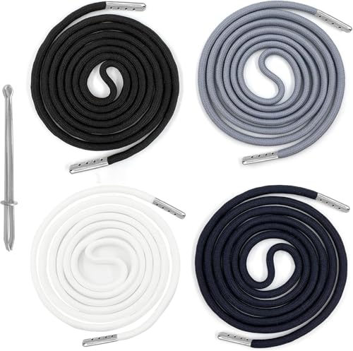 Heanvmyss Kordel für Jogginghose,4 Stück Ersatz Kordelzüge,Kordel für Hoodie,Universal Kordelzug 130 cm mit Einfädler,Hosenband Kordelzug für Jogginghosen,Hoodies,Jacken,Sweatshirts Heanvmyss Kordel für Jogginghose,4 Stück Ersatz Kordelzüge,Kordel für Hoodie,Universal Kordelzug 130 cm mit Einfädler,Hosenband Kordelzug für Jogginghosen,Hoodies,Jacken,Sweatshirts von Heanvmyss